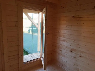 Log Cabin with Sleeping loft Sweden B XL 35m2 / 7 x 4 m / 70mm