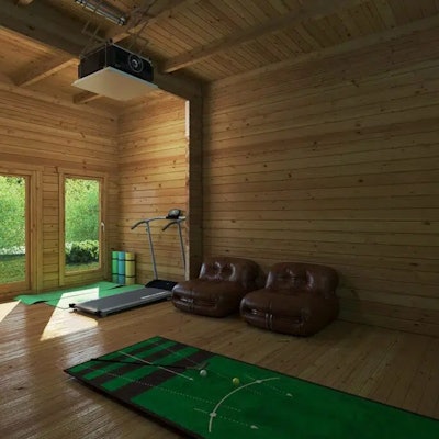 Garden Golf Simulator Room 2 / 6 x 4 m / 70 mm