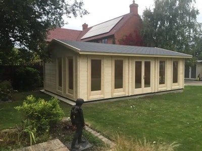 Large Garden Room D 38m² / 70mm / 5 x 8 m