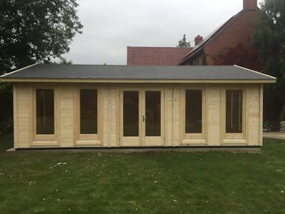 Large Garden Room D 38m² / 70mm / 5 x 8 m