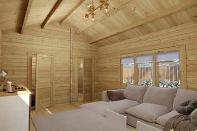 Log cabin with one bedroom Stefan 2