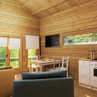 Log Cabin With Sleeping Loft Stefan 1