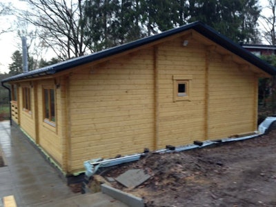 Two Bedroom Log Cabin “Holiday F” 50m² / 7 x 12 m / 70mm