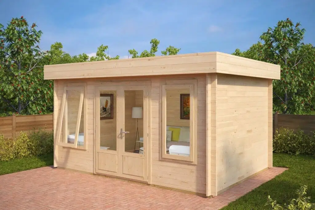 Modern Garden Room Jacob D 12m² / 44mm / 4.2 X 3 M | CabinCo