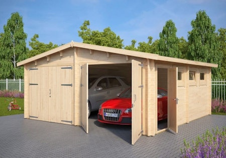 Wooden Carport Henley XL 6 x 5 m