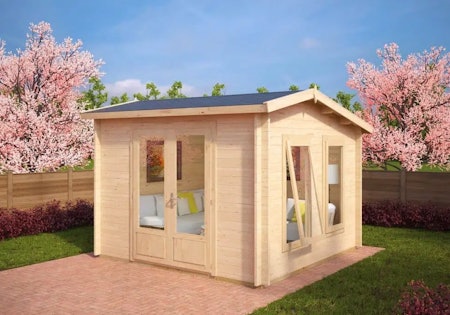 Social Distancing Special Cabin Liam 16m2 / 6 x 3 m / 44mm