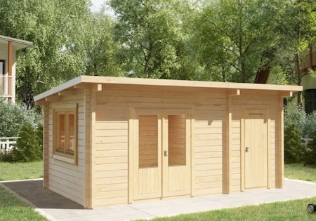 Garden Room and Shed Combined Super Fred 15m2 / 44mm / 5 x 3 m